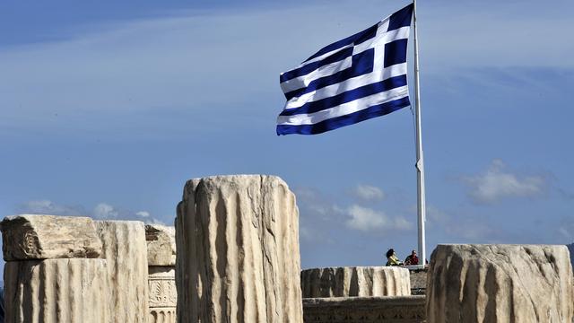 La note d'endettement de la Grèce a été relevée à "B" par l'agence Fitch. [Louisa Gouliamaki]