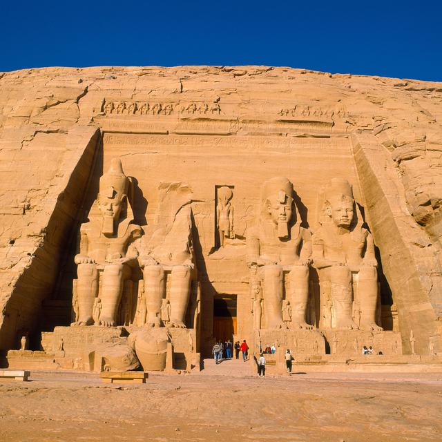 Le grand temple d'Abou Simbel. [Heaton / Only world / Only France / AFP]