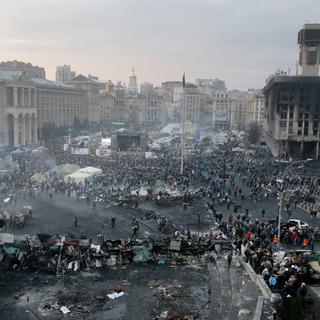L'Ukraine déplore jusqu'à 100 morts rien que pour la journée de jeudi. [AP/Keystone - Efrem Lukatsky]