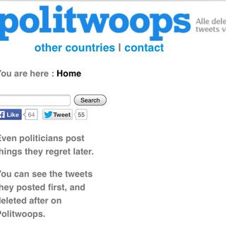 Politwoops archive et publie les tweets que les élus pensaient pourtant avoir supprimés. [Politwoops]