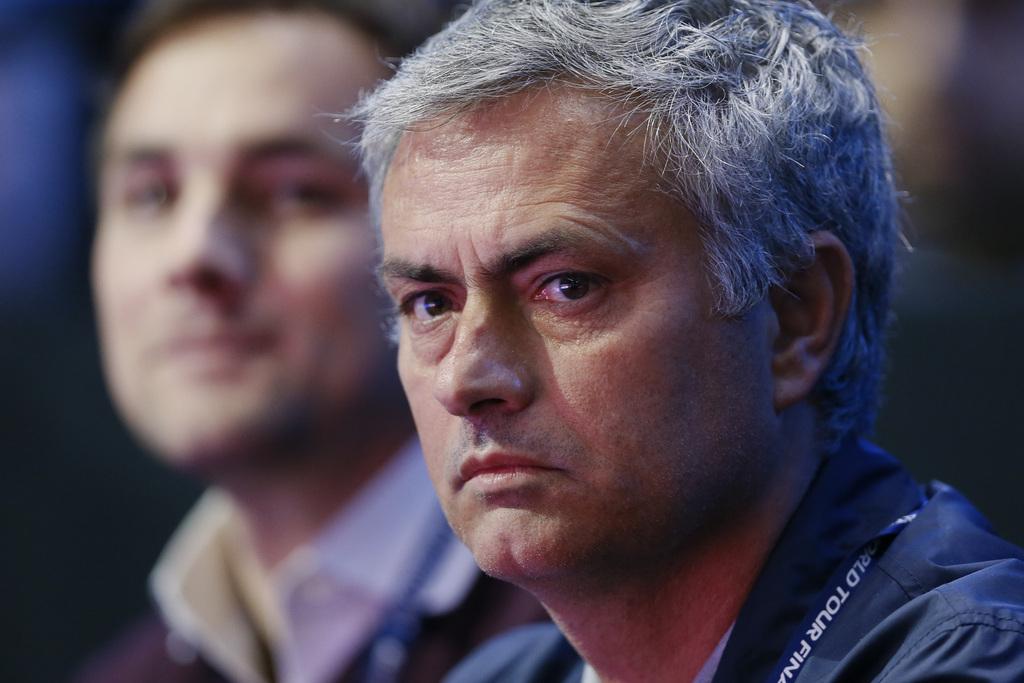 José Mourinho, coach de Chelsea, a assisté à la démonstration de "RF". [KEYSTONE - Kirsty Wigglesworth]