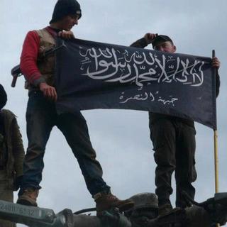 Des combattants du groupe Al-Nosra dans la province d'Idlib au nord de la Syrie.