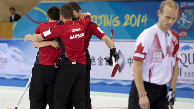 Les joueurs helvétiques ont réalisé une magnifique performance contre les Canadiens. [Andy Wong]