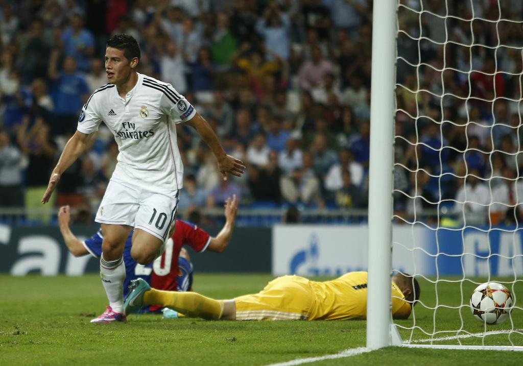 James Rodriguez a inscrit le 4-0 pour la Maison Blanche. [Keystone - Andres Kudacki]