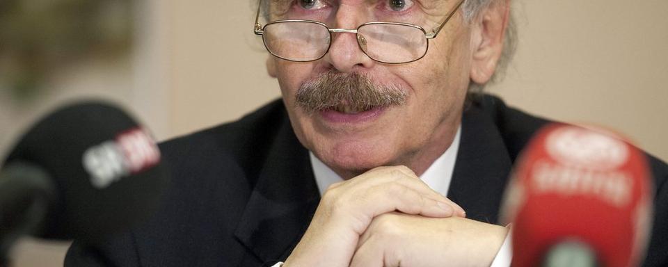 Claude Rouiller, ancien président du Tribunal fédéral. [Keystone - Laurent Gilliéron]