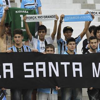 Des fans du Grêmio de Porto Alegre. [Edison Vara]