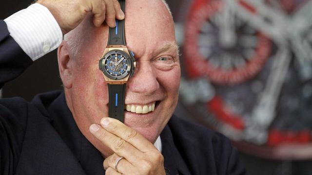 Jean-Claude Biver, 63 ans, est le patron des montres Hublot. [EPA/Keystone - Sergey Dolzhenko]