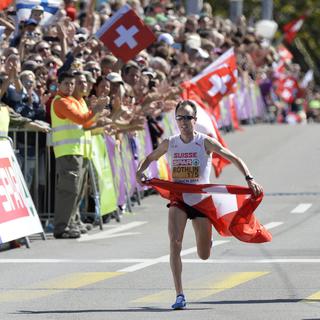 Le marathon de Zurich en août 2014. [Walter Bieri]