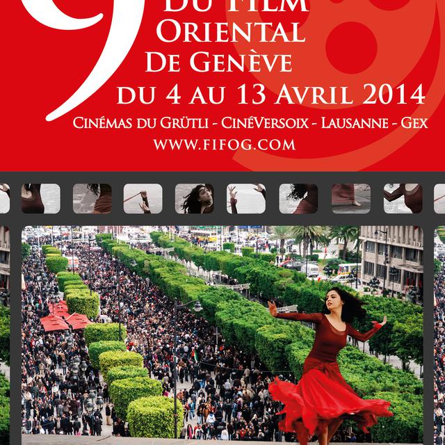Affiche de la 9e édition du Festival international du film oriental de Genève. [fifog.com]