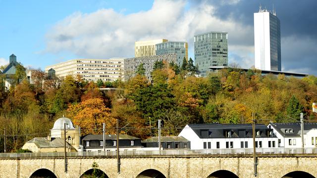 La ville de Luxembourg en novembre 2014. [Emmanuel Dunand]