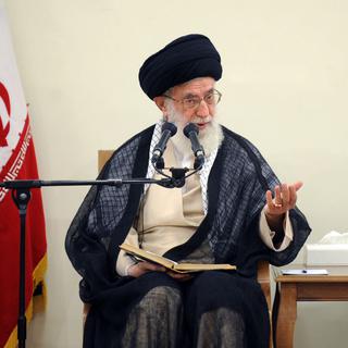 L'ayatollah Khamenei appelle le monde islamique à armer les Palestiniens. [Anadolu Agency/AFP]