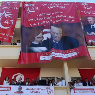 Le parti Nidaa Tounes est la surprise des législatives en Tunisie [EPA/Mohamed Messara]
