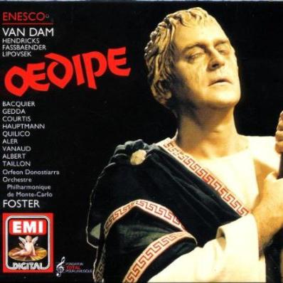Pochette de l'album "Enesco: Oedipe". [2003 EMI Music France - Warner Classics]