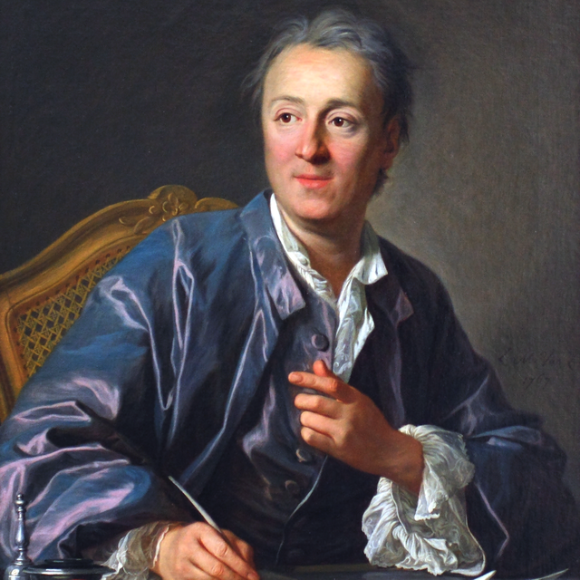 Le regard critique du philosophe Denis Diderot. L'image est dans le domaine public. [DP - Ondra Havala]