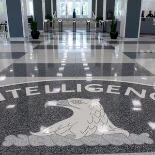 L'entrée du quartier général de la CIA à Langley, en Virginie. [Saul Loeb]