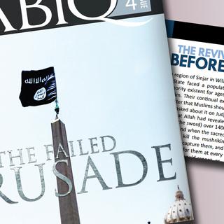 Dabiq, le magazine de propagande des djihadistes de l'Etat islamique.