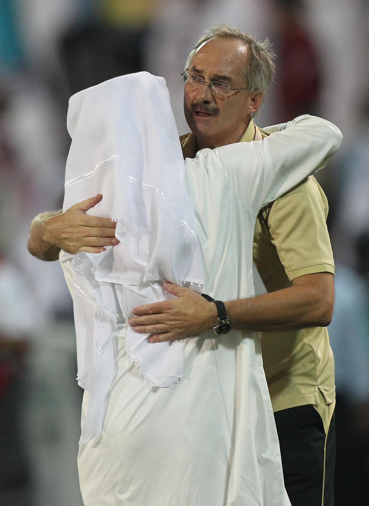 Stielike vient de passer 5 ans comme coach au Qatar. [AFP - Karim Jaafar]