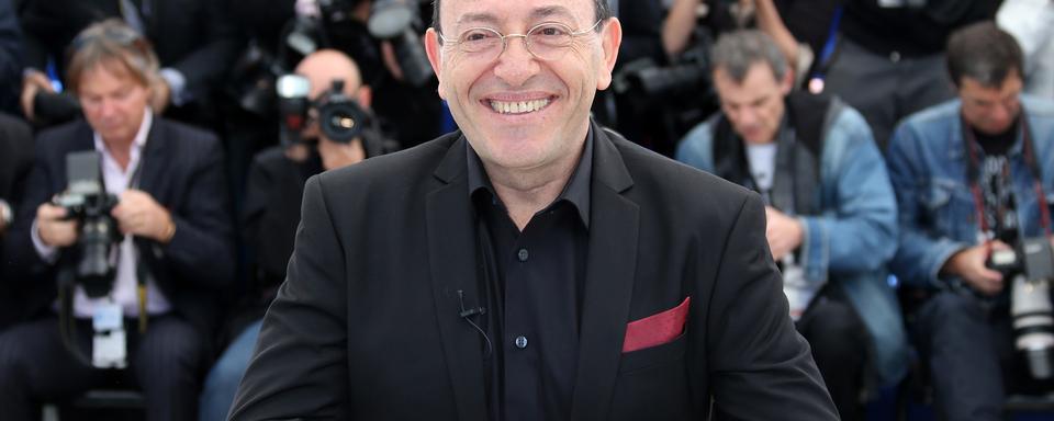 Michel Kichka le 20 mai 2013 au Festival de Cannes, lors de la présentation de "Cartooning for Peace". [Loïc Venance]