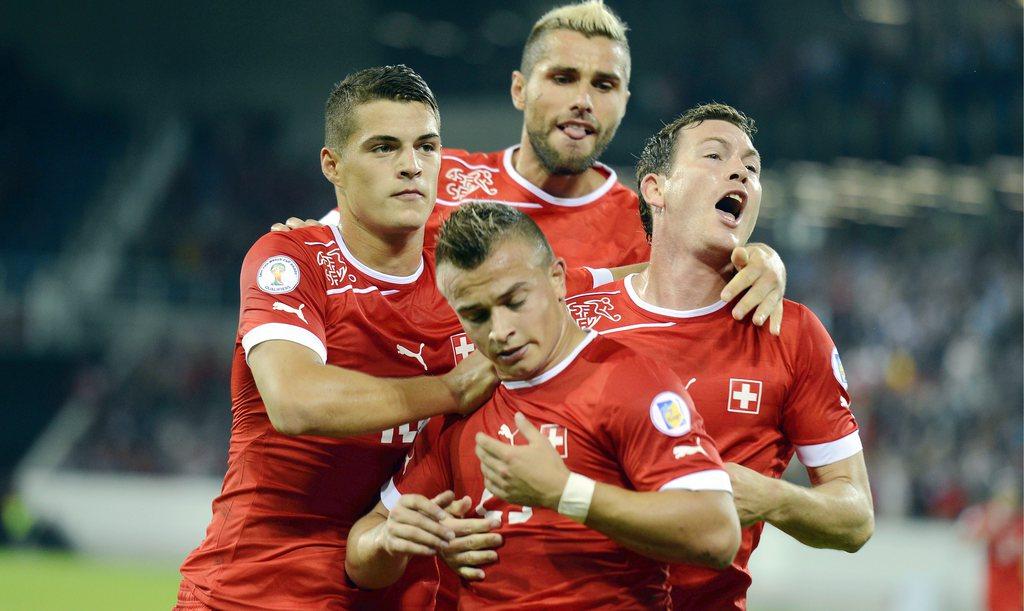 Shaqiri ne craint pas la pression et porte la Suisse dans son coeur. [KEYSTONE - W.Bieri]