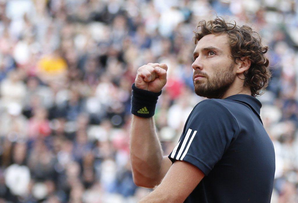 Presque assuré d'intégrer le top-10 (une première), Gulbis semble capable d'un exploit. [KEYSTONE - Christophe Karaba]