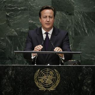 David Cameron veut que son pays en fasse davantage contre les djihadistes. [AP Photo/Frank Franklin II]