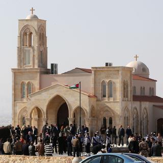 Inauguration de la première église luthérienne en Jordanie. [Anadolu Agency/AFP - Salah Malkawi]