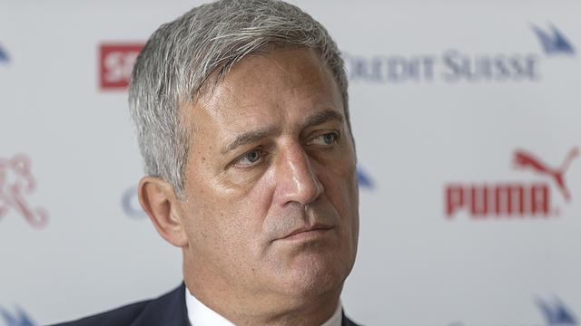 Vladimir Petkovic sait toute l'importance de ce Suisse-Lituanie de St-Gall. [Georgios Kefalas]