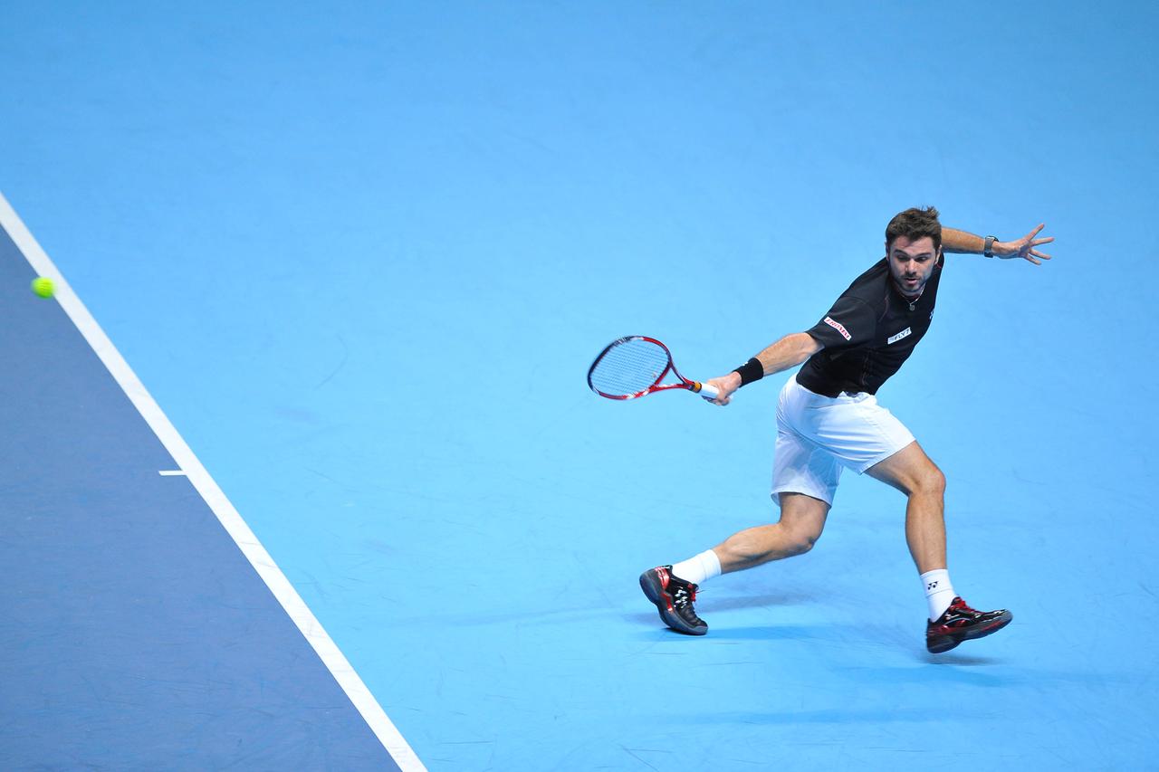 Wawrinka possède un des plus beaux revers du circuit. [Antoine Couvercelle]