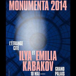 L'affiche de l'exposition "Monumenta 2014: Ilya et Emilia Kabakov". [grandpalais.fr]