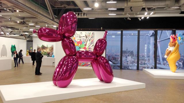 L'exposition Jeff Koons au Centre Pompidou à Paris. [AFP - Sabine Glaubitz]