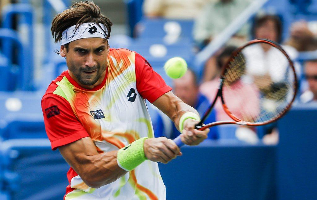 Ferrer a facilement battu dans sa 1-2 Benneteau. [KEYSTONE - Tannen Maury]