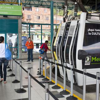 Le "métro-câble" de Medellin en Colombie, un exemple pour Genève? [Franck Guiziou/hemis.fr]