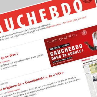 Le journal Gauchebdo est né en 1944.