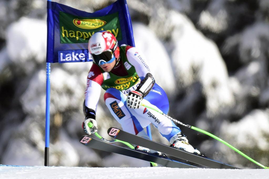 Patrick Küng n'a pas réussi à se mêler à la lutte pour le podium. [KEYSTONE - Frank Gunn]