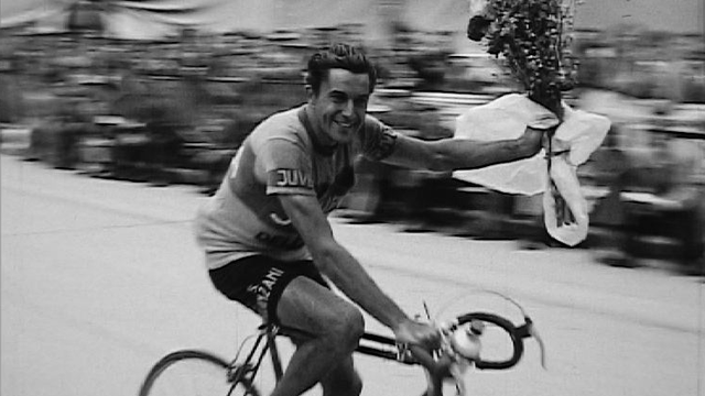 Hugo Koblet, un champion suisse du cyclisme. [RTS]