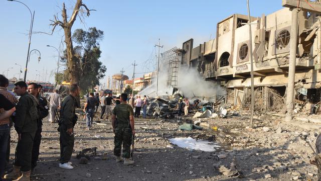 Certains quartiers de Kirkouk ont été durement touchés par les combats. [Stringer/Anadolu Agency]