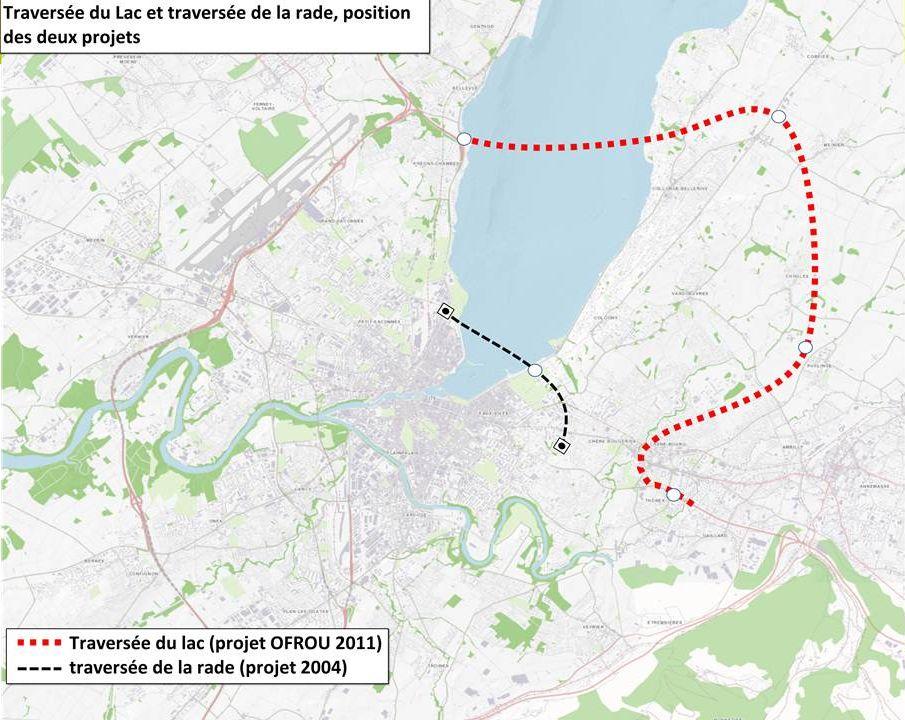 Traversée du lac et traversée de la rade sur le site de l'Etat de Genève. [www.ge.ch]