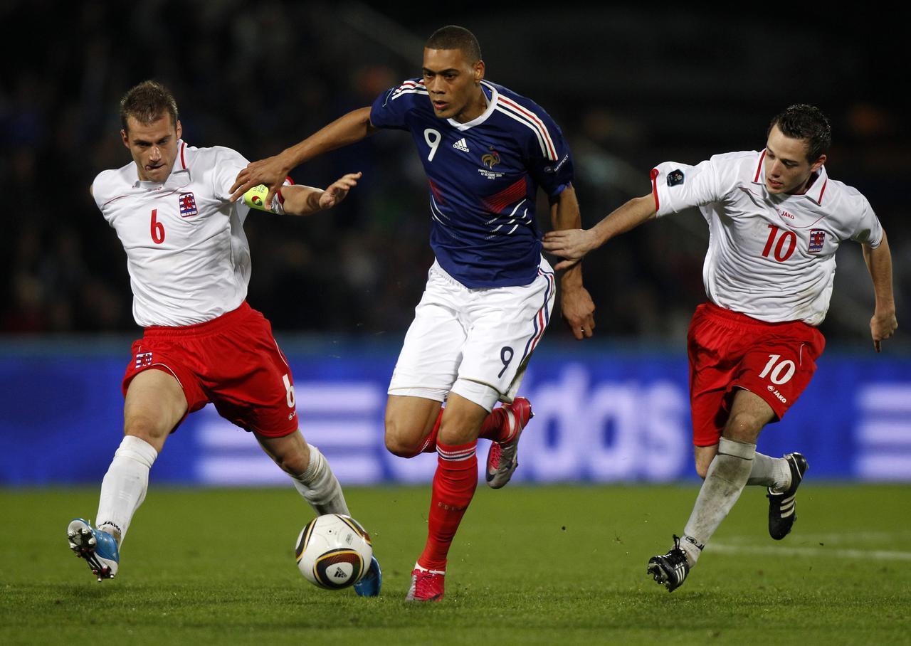 L'ancien Havrais a porté à cinq reprises le maillot de l'équipe de France. [REUTERS - Vincent Kessler]