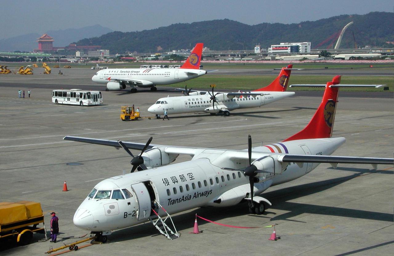 L'avion qui s'est écrasé est un ATR-72 de la compagnie aérienne TransAsia. [Wikimedia]