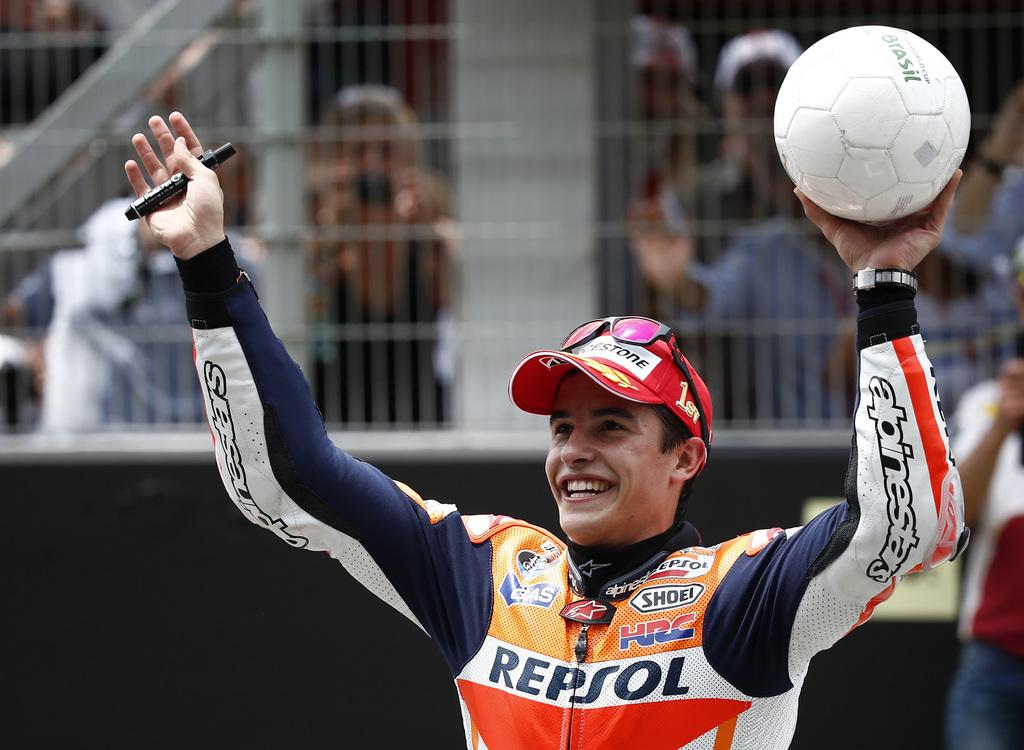 A 21 ans, Marquez est bien parti pour battre tous les records. [KEYSTONE - Andres Kudacki]