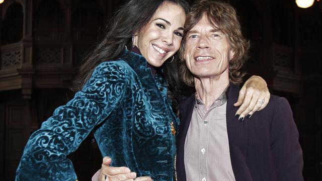 L'wren Scott avec son compagnon Mick Jagger lors de la Fashion Week à New York en 2012. [Richard Drew]