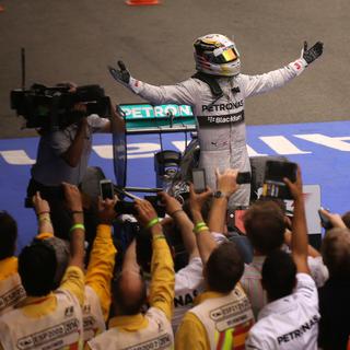 Lewis Hamilton a remporté le Grand Prix d'Espagne de Formule 1. [AP/Keystone - Emilio Morenatti]