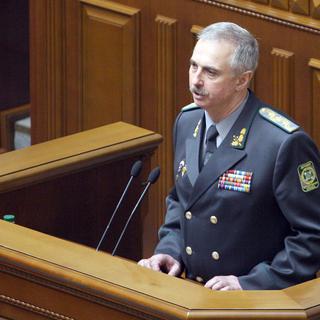 Le ministre ukrainien de la Défense Mikhaïlo Koval. [Anatolii Stepanov]