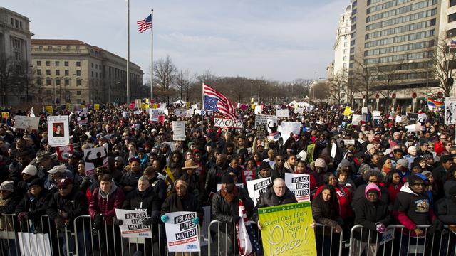 Des dizaines de milliers de participants étaient attendus ce samedi à Washington et New York. [AP Photo/Keystone - Jose Luis Magana]