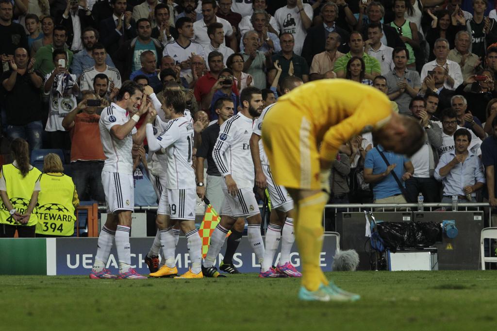 Tomas Vaclik se souviendra longtemps de son premier match en Ligue des champions. [Keystone - Gabriel Pecot]