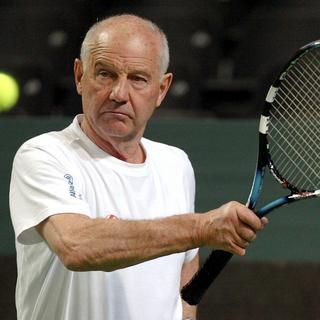 L'ancien entraineur de la sélection helvétique de tennis, Georges Deniau. [Fabrice Coffrini]