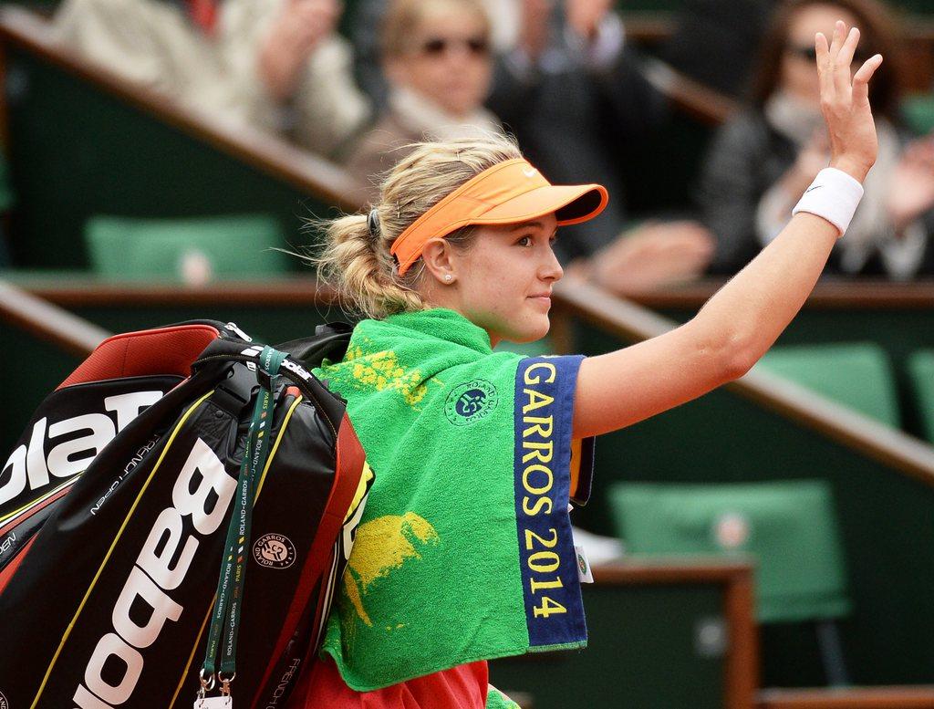 "Genie" Bouchard, une ascension fulgurante. [KEYSTONE - Caroline Blumberg]