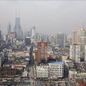 Vue de Shangai, métropole chinoise. [Keystone]
