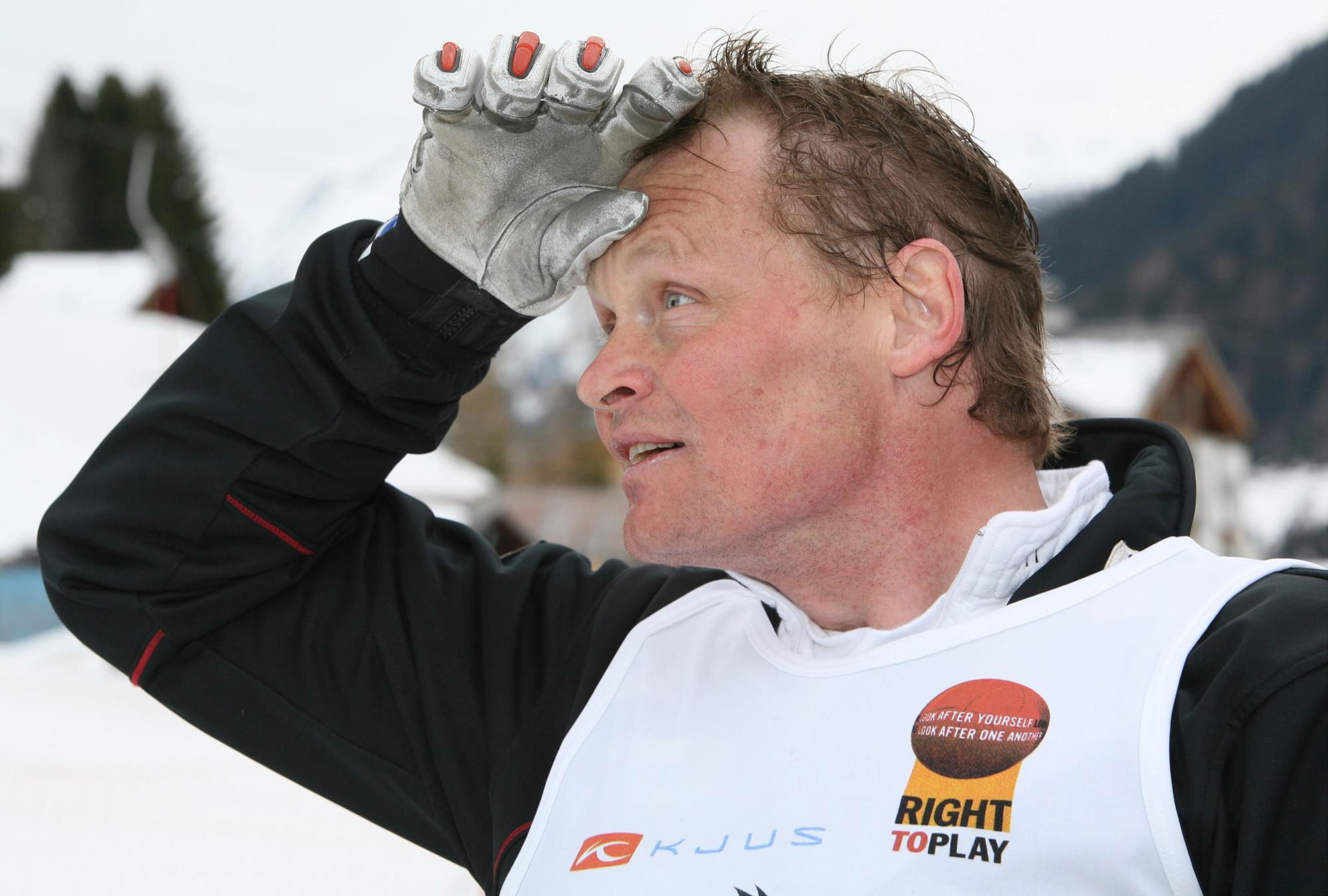 L'ex-champion de ski Paul Accola a participé à la construction de la piste olympique. [EQ Images - Marcel Giger]