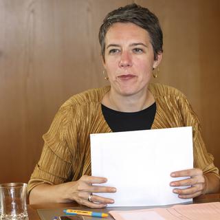 Sandrine Salerno, conseillère administrative de la ville de Genève. [Salvatore Di Nolfi]